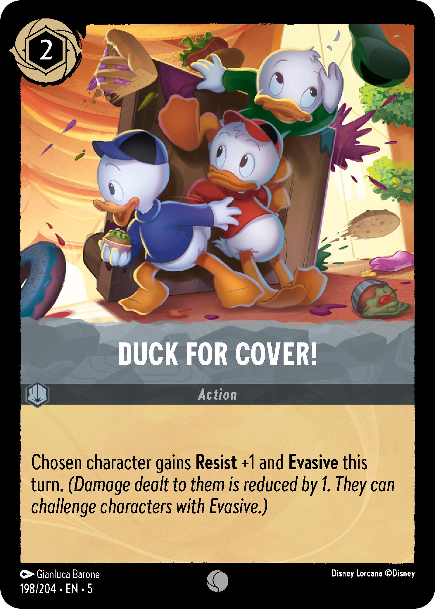 Duck for Cover! (198/204) [Shimmering Skies] | Black Swamp Games