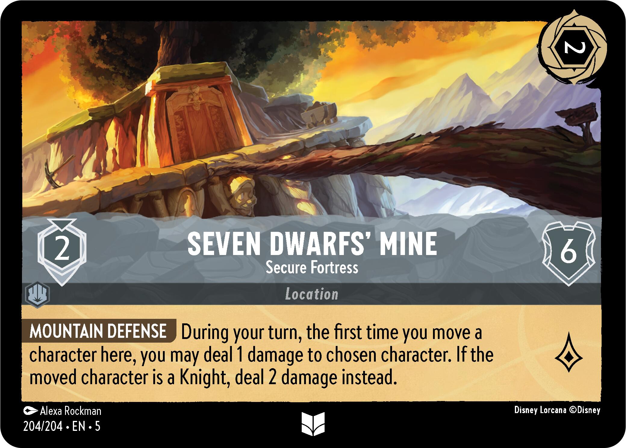Seven Dwarfs' Mine - Secure Fortress (204/204) [Shimmering Skies] | Black Swamp Games