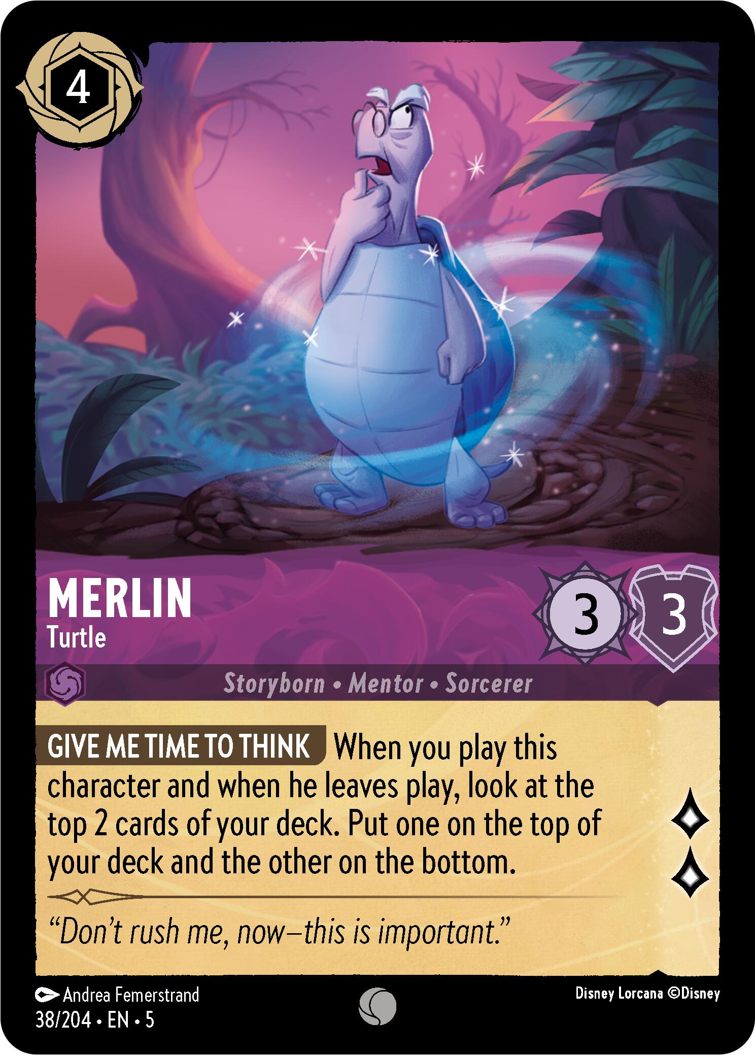 Merlin - Turtle (38/204) [Shimmering Skies] | Black Swamp Games