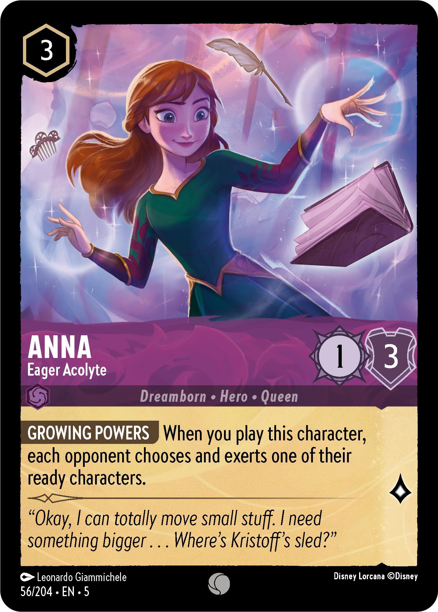 Anna - Eager Acolyte (56/204) [Shimmering Skies] | Black Swamp Games
