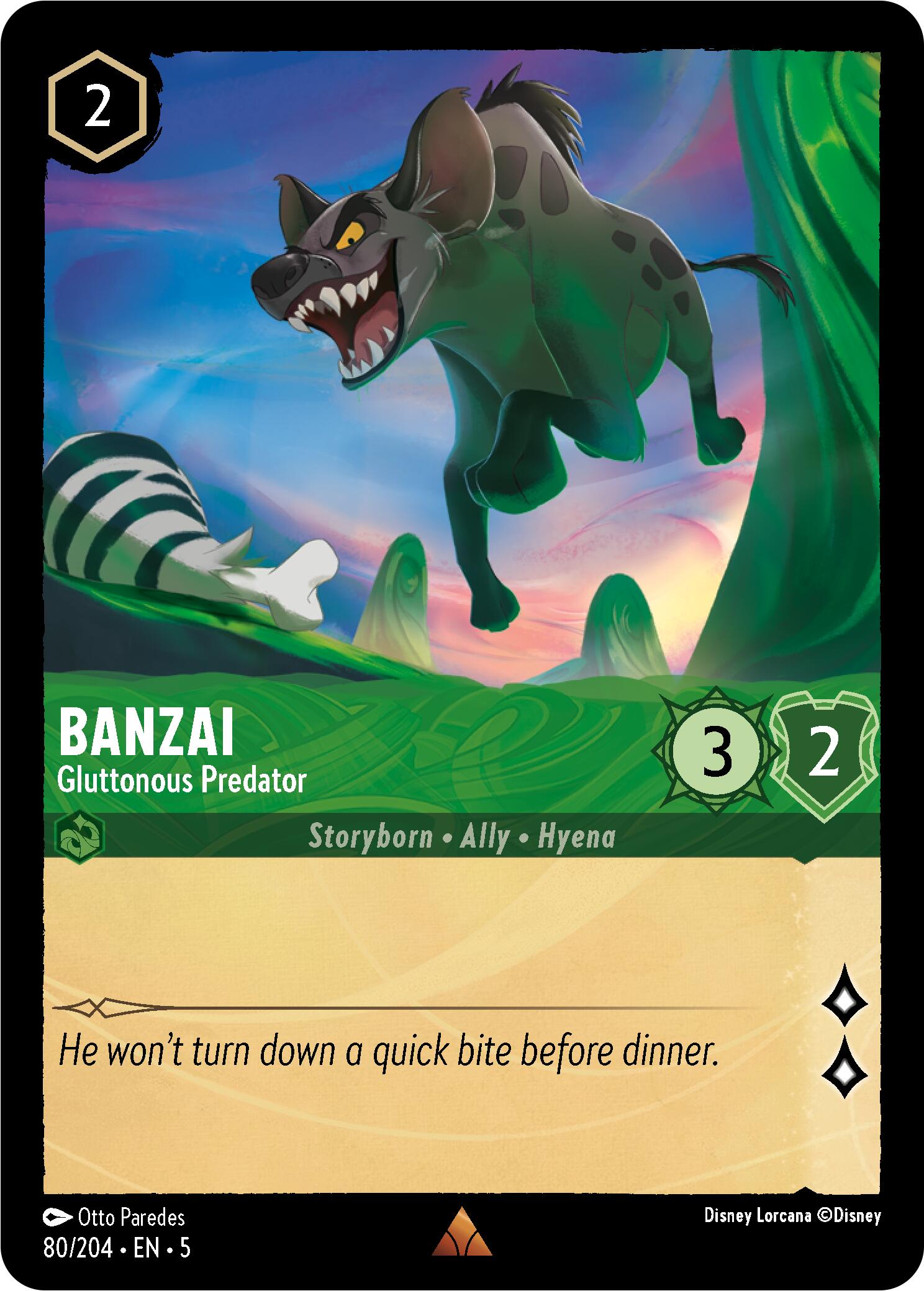 Banzai - Gluttonous Predator (80/204) [Shimmering Skies] | Black Swamp Games