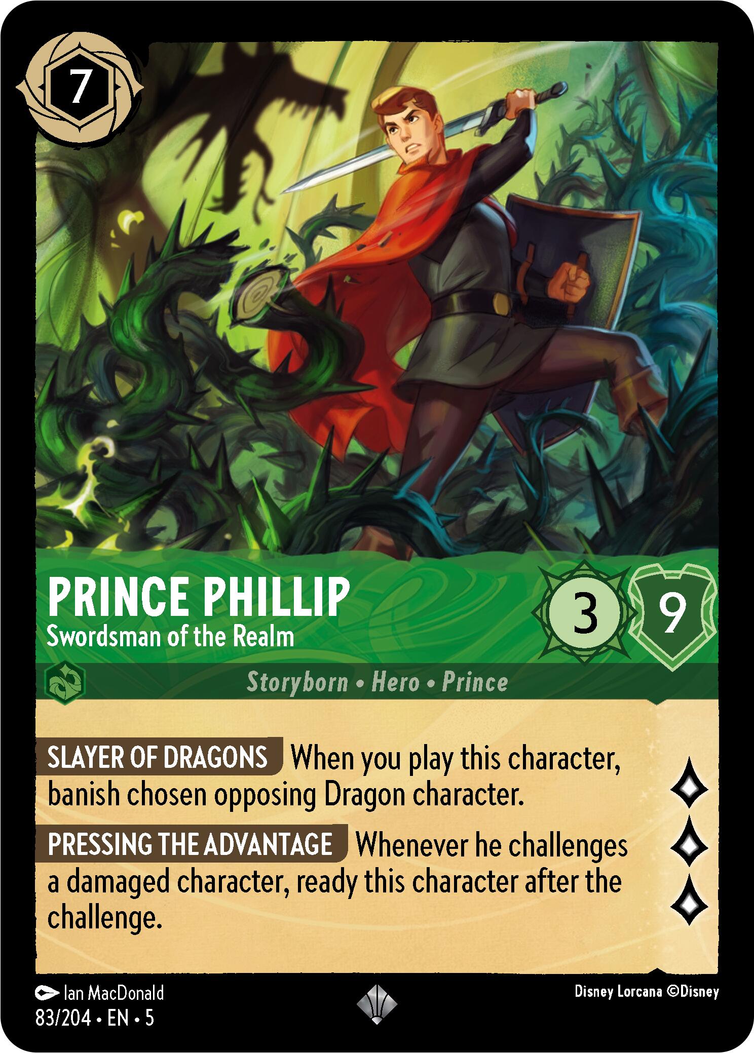 Prince Phillip - Swordsman of the Realm (83/204) [Shimmering Skies] | Black Swamp Games