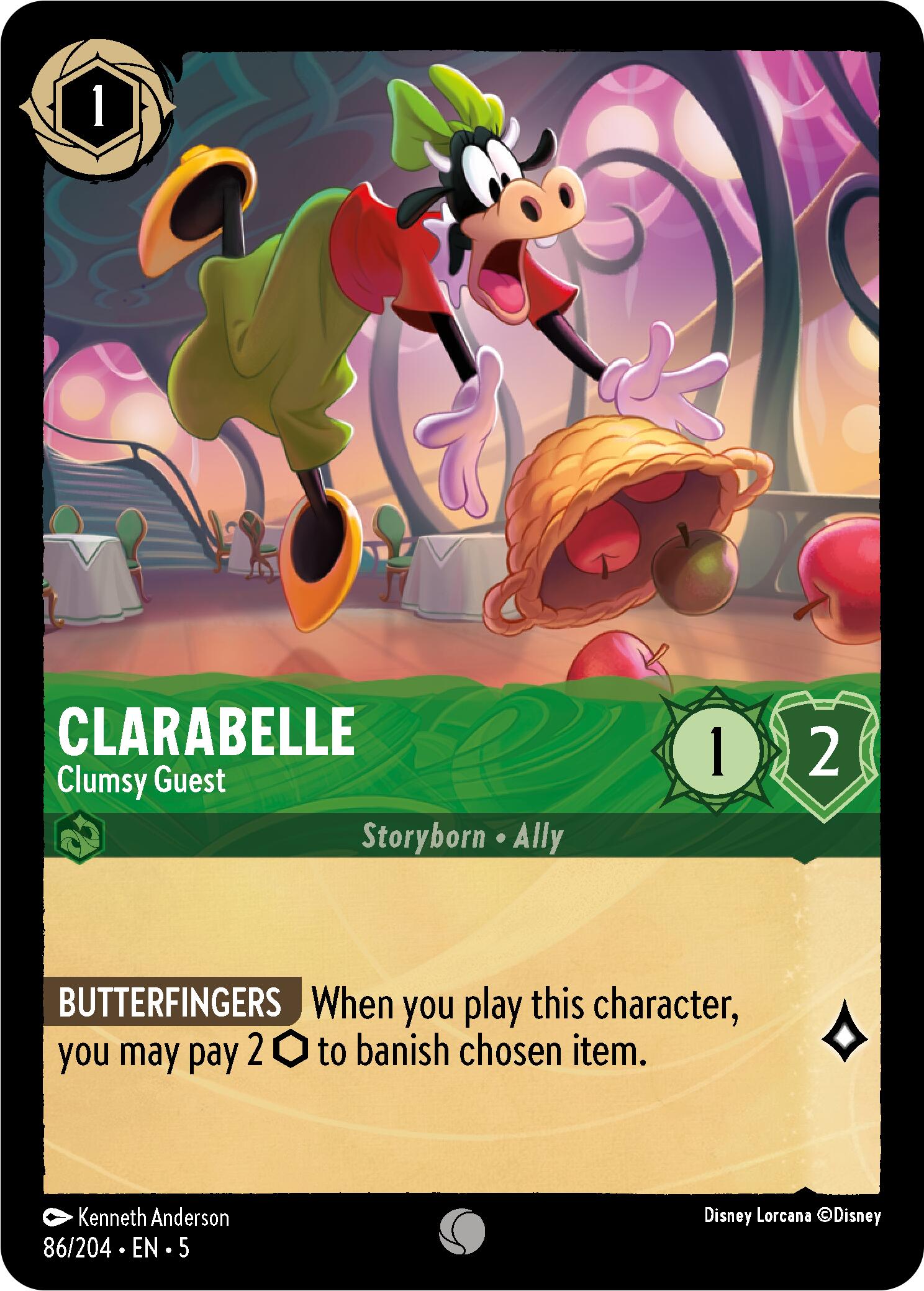 Clarabelle - Clumsy Guest (86/204) [Shimmering Skies] | Black Swamp Games