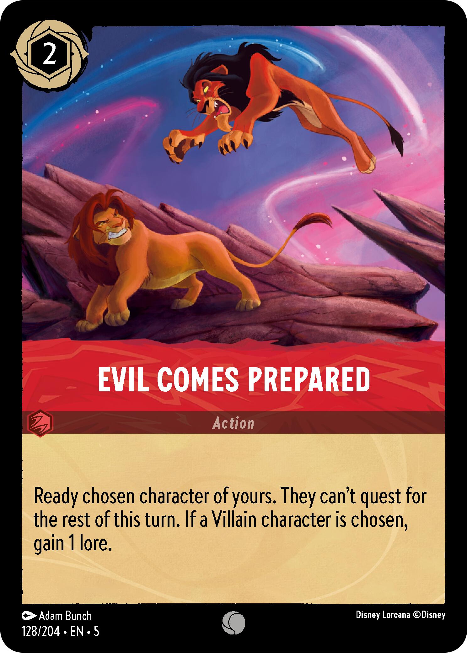 Evil Comes Prepared (128/204) [Shimmering Skies] | Black Swamp Games
