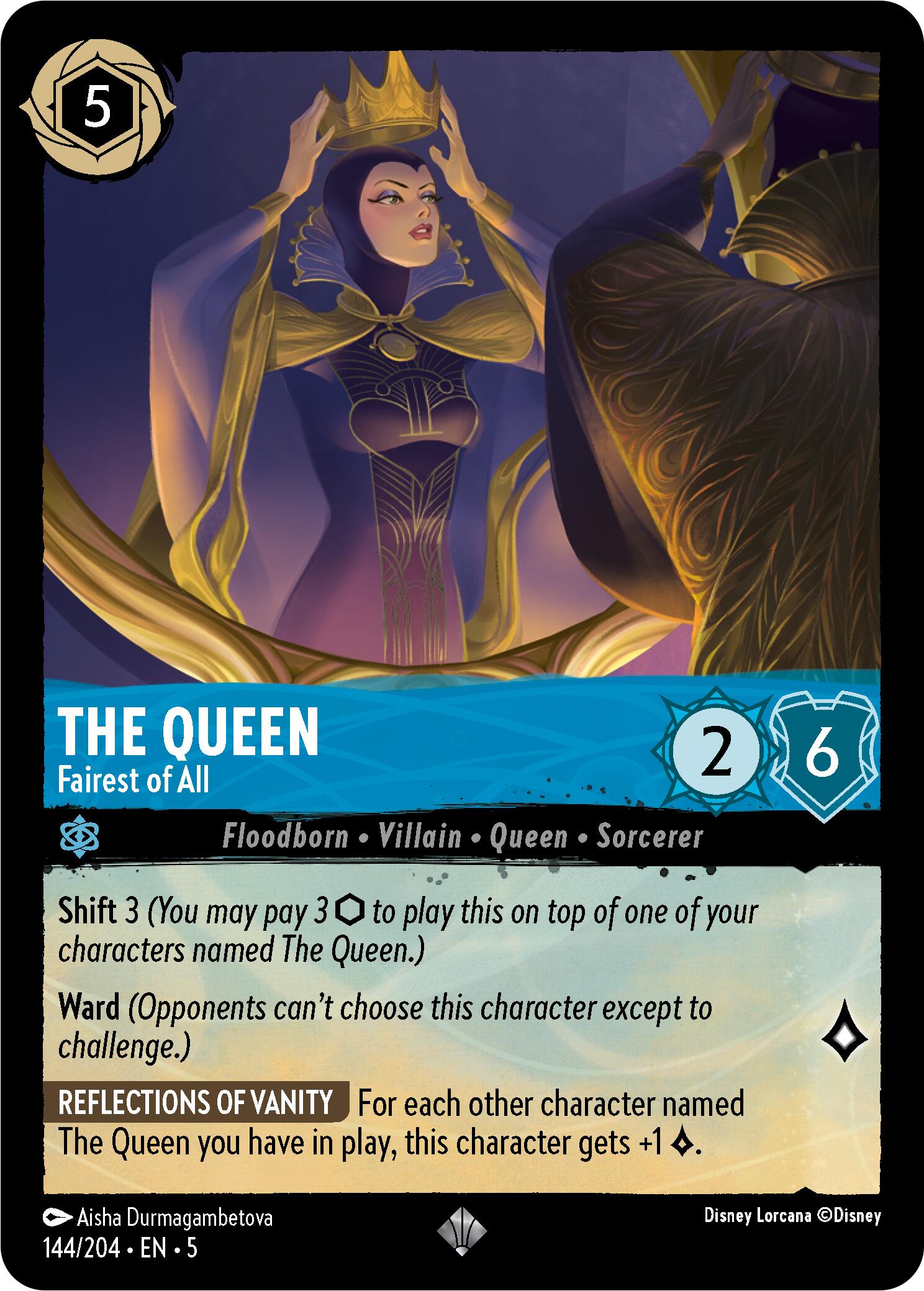 The Queen - Fairest of All (144/204) [Shimmering Skies] | Black Swamp Games
