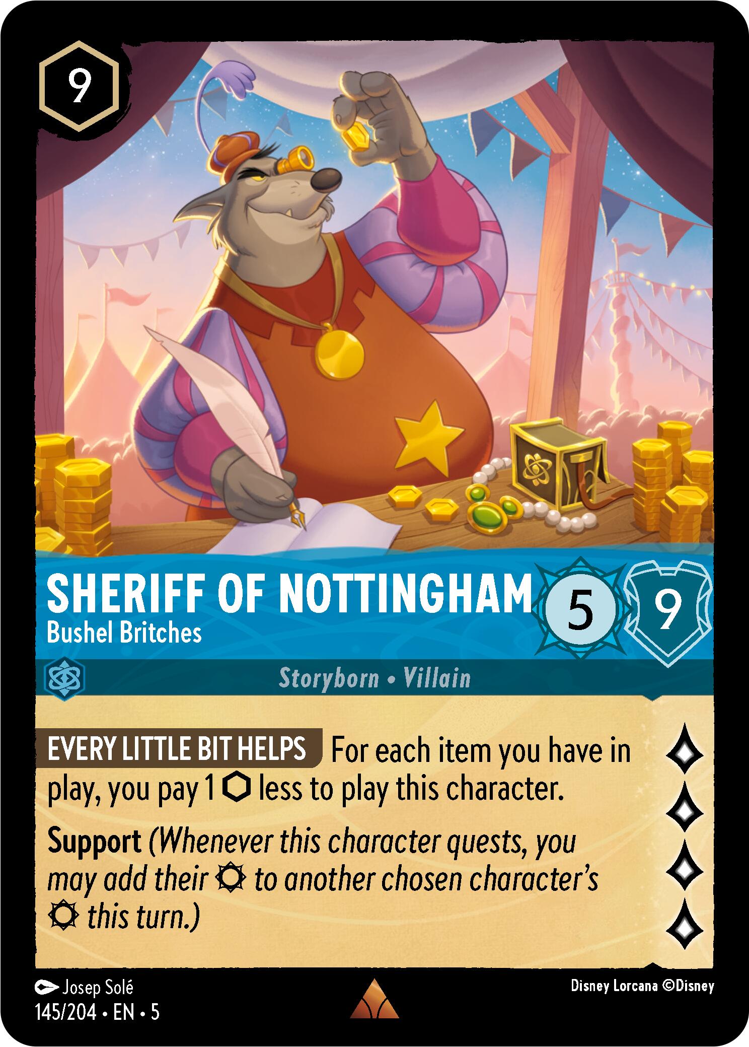 Sheriff of Nottingham - Bushel Britches (145/204) [Shimmering Skies] | Black Swamp Games