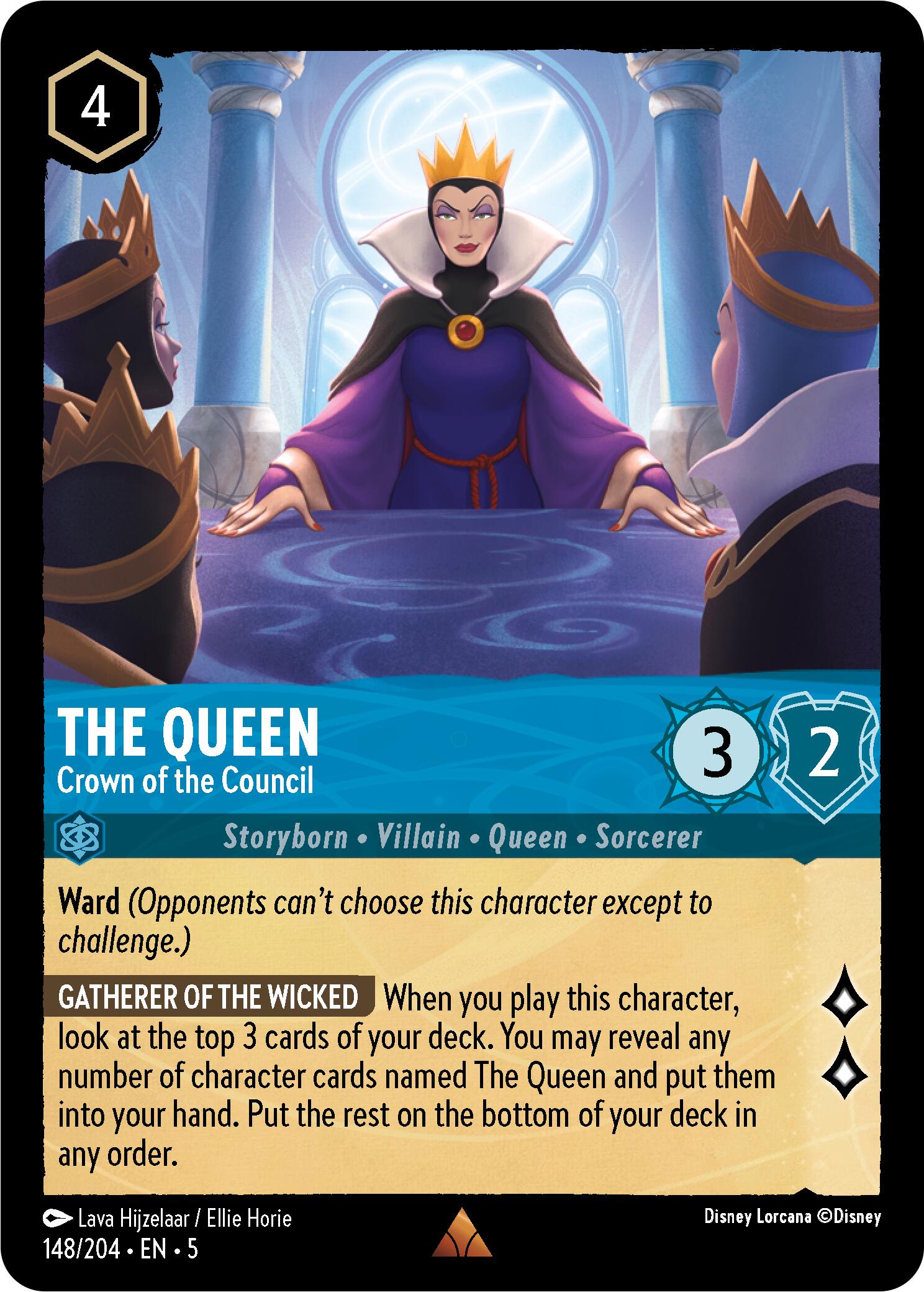 The Queen - Crown of the Council (148/204) [Shimmering Skies] | Black Swamp Games