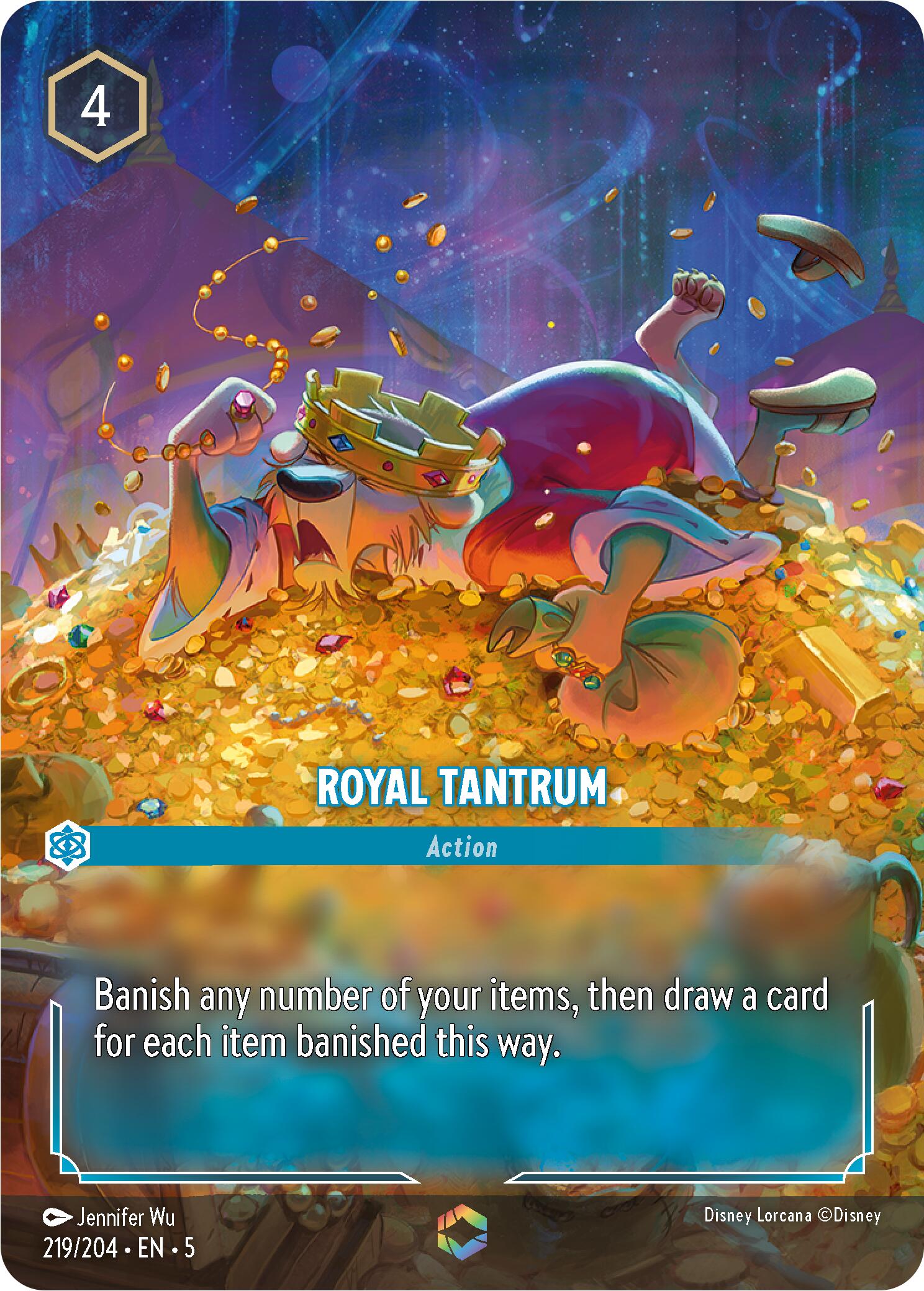 Royal Tantrum (Enchanted) (219/204) [Shimmering Skies] | Black Swamp Games