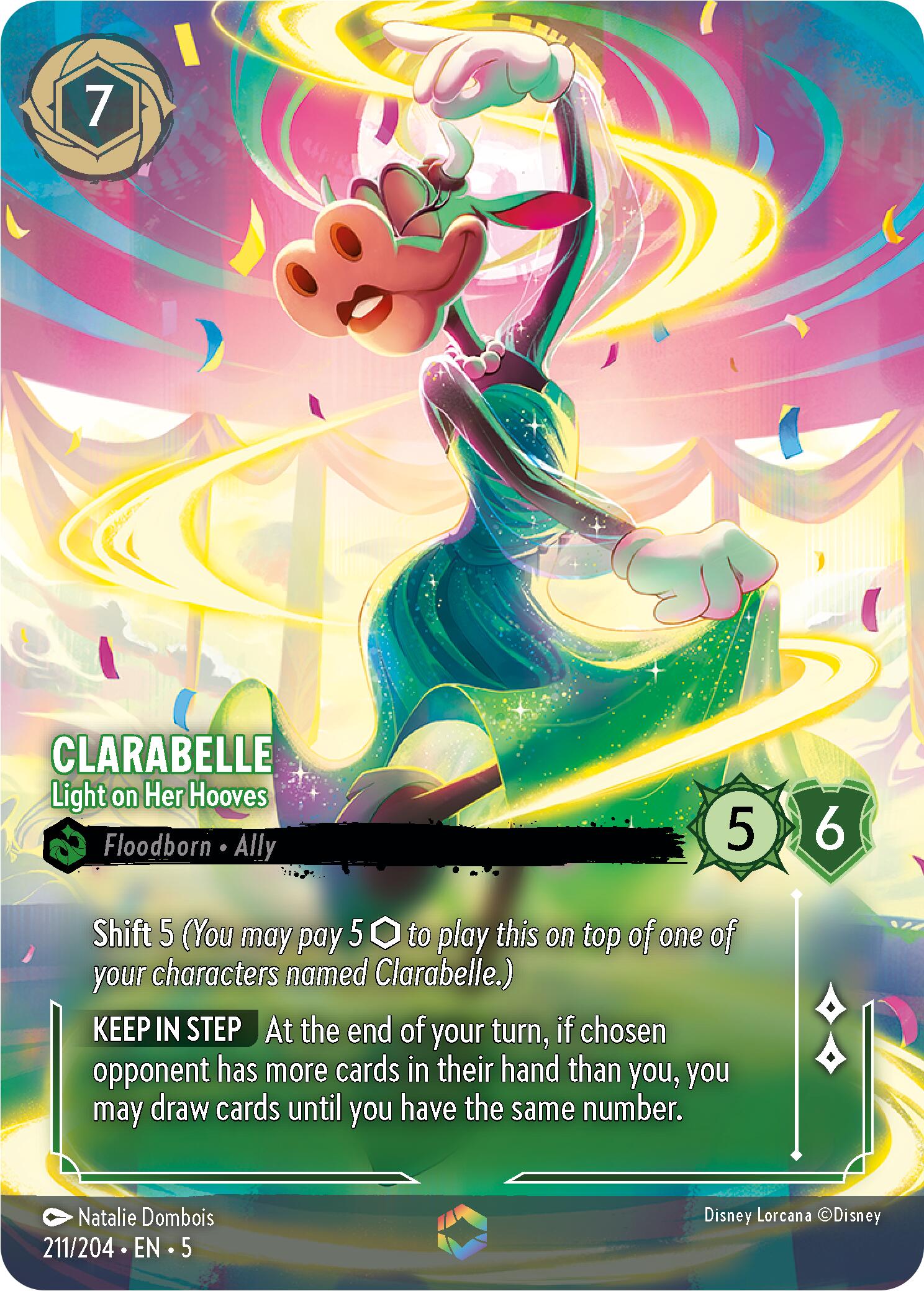 Clarabelle - Light on Her Hooves (Enchanted) (211/204) [Shimmering Skies] | Black Swamp Games