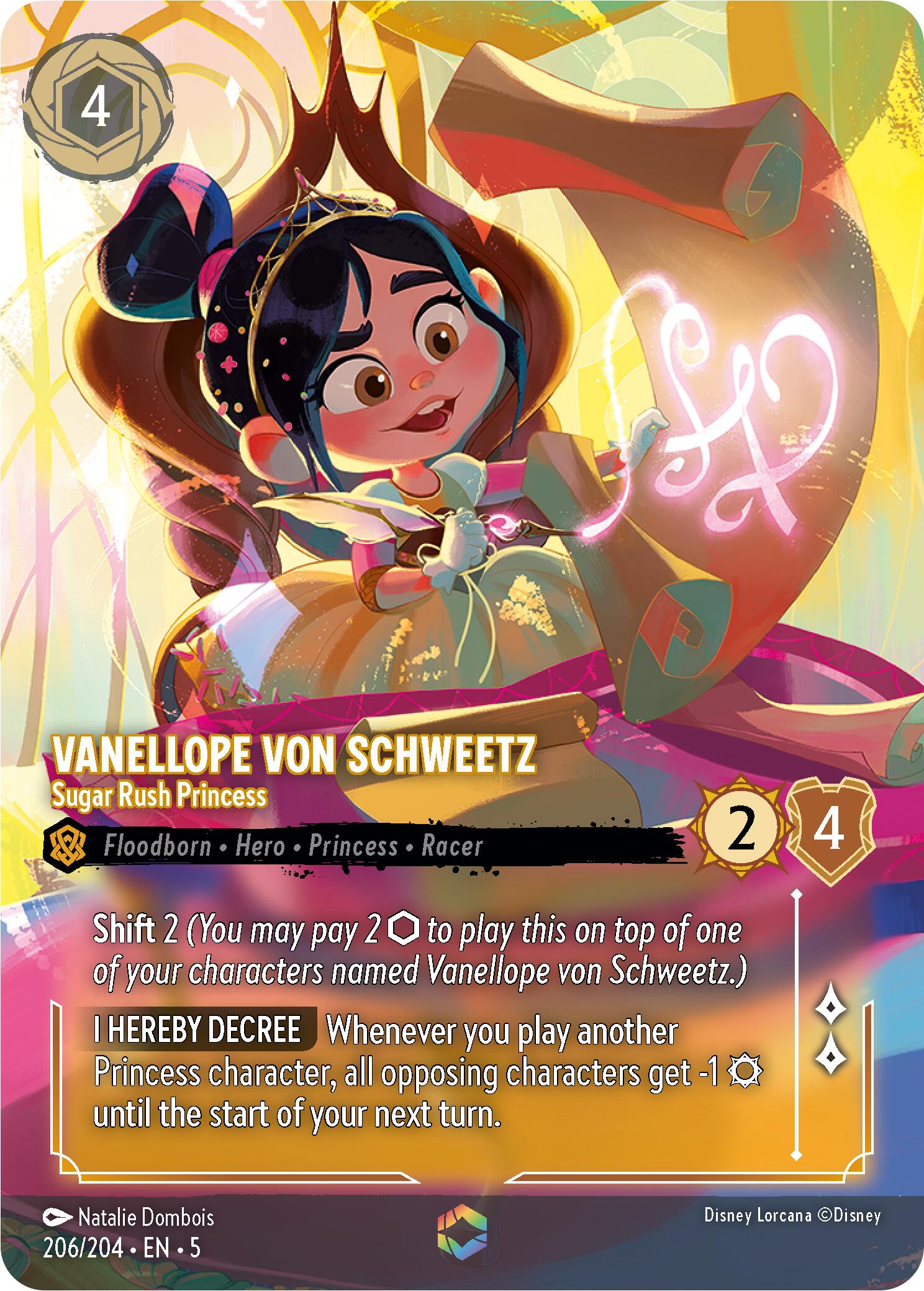 Vanellope von Schweetz - Sugar Rush Princess (Enchanted) (206/204) [Shimmering Skies] | Black Swamp Games
