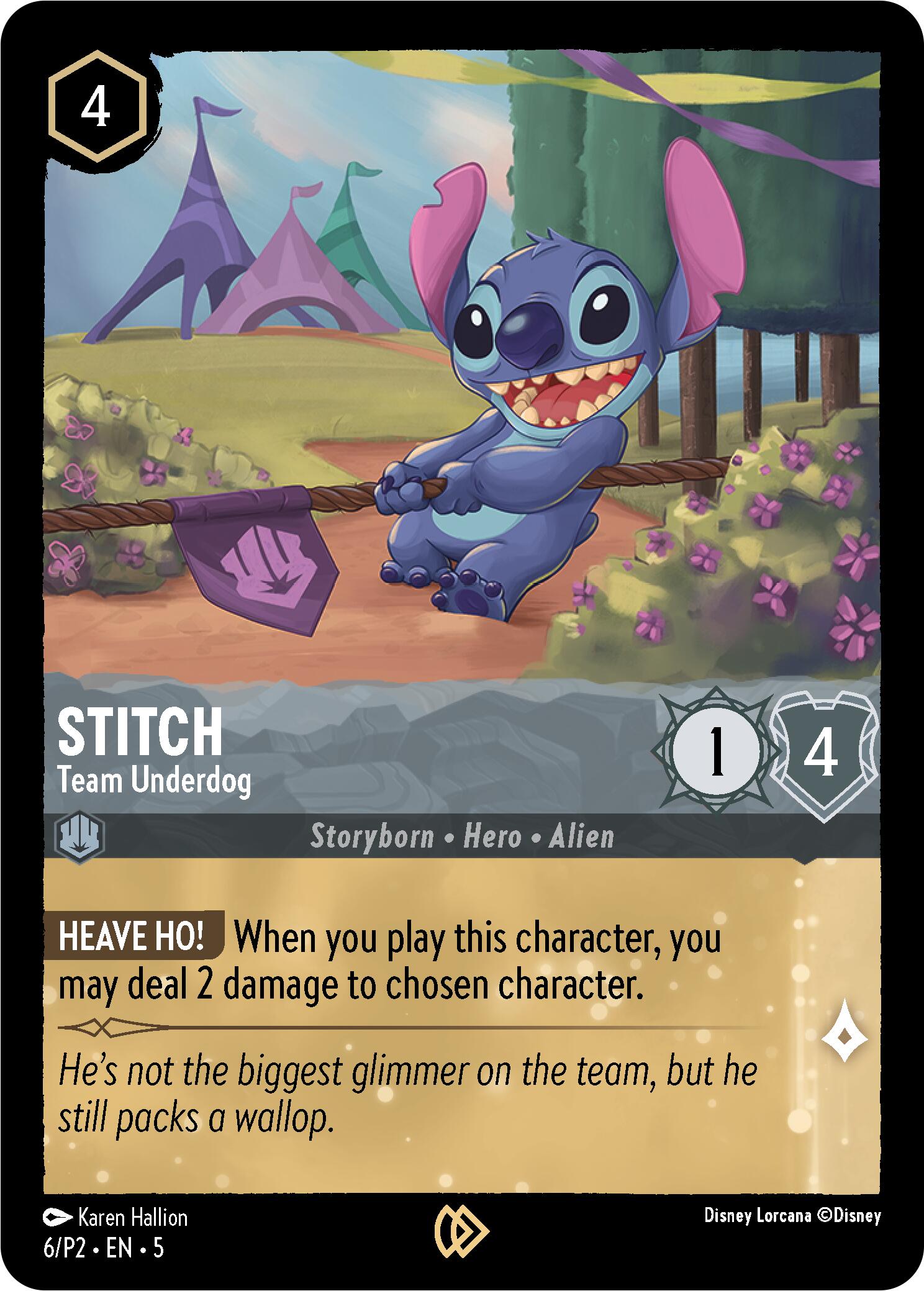 Stitch - Team Underdog (6) [Promo Cards] | Black Swamp Games