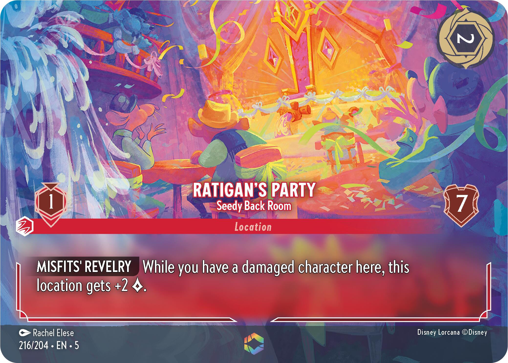 Ratigan's Party - Seedy Back Room (Enchanted) (216/204) [Shimmering Skies] | Black Swamp Games