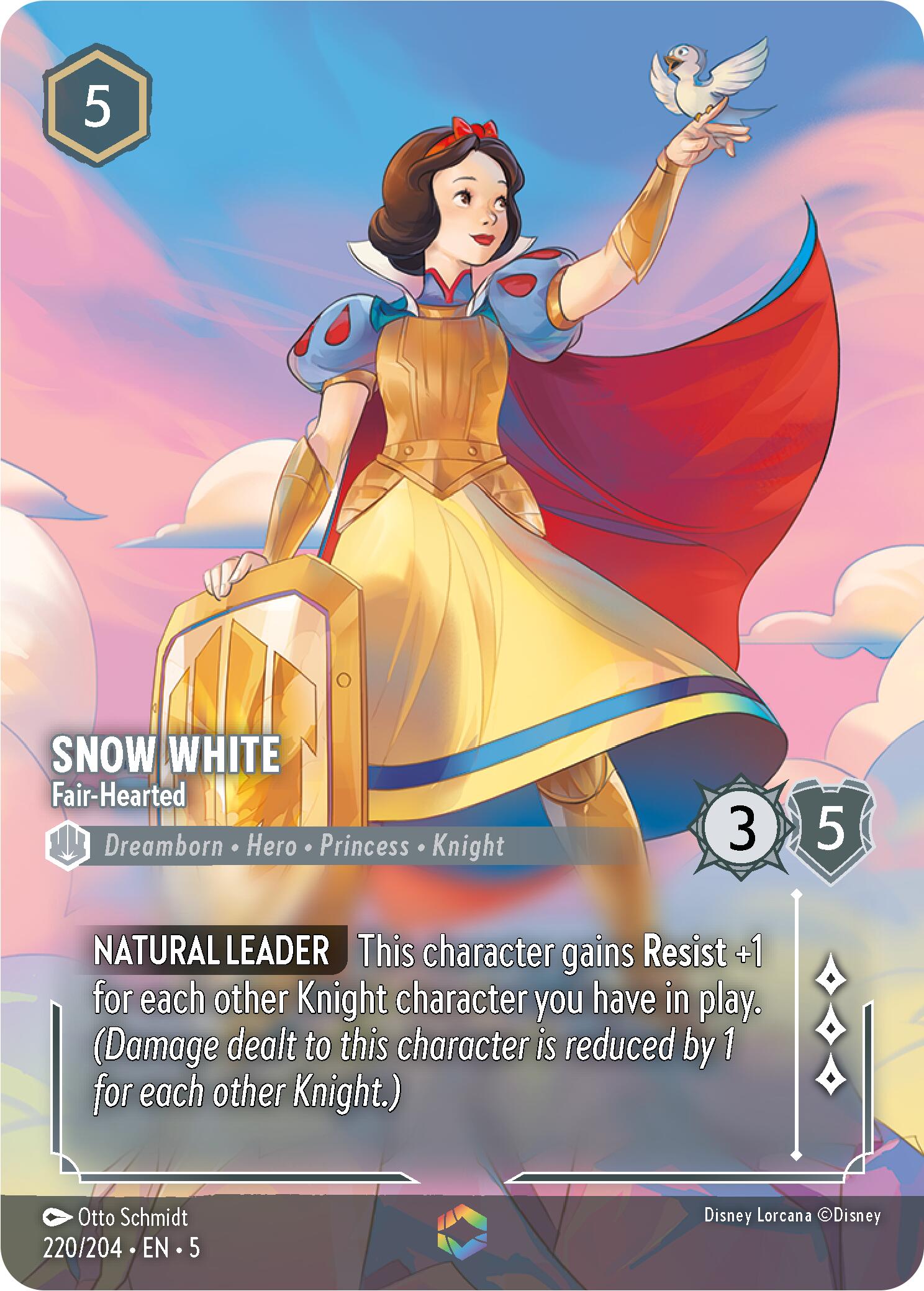 Snow White - Fair-Hearted (Enchanted) (220/204) [Shimmering Skies] | Black Swamp Games