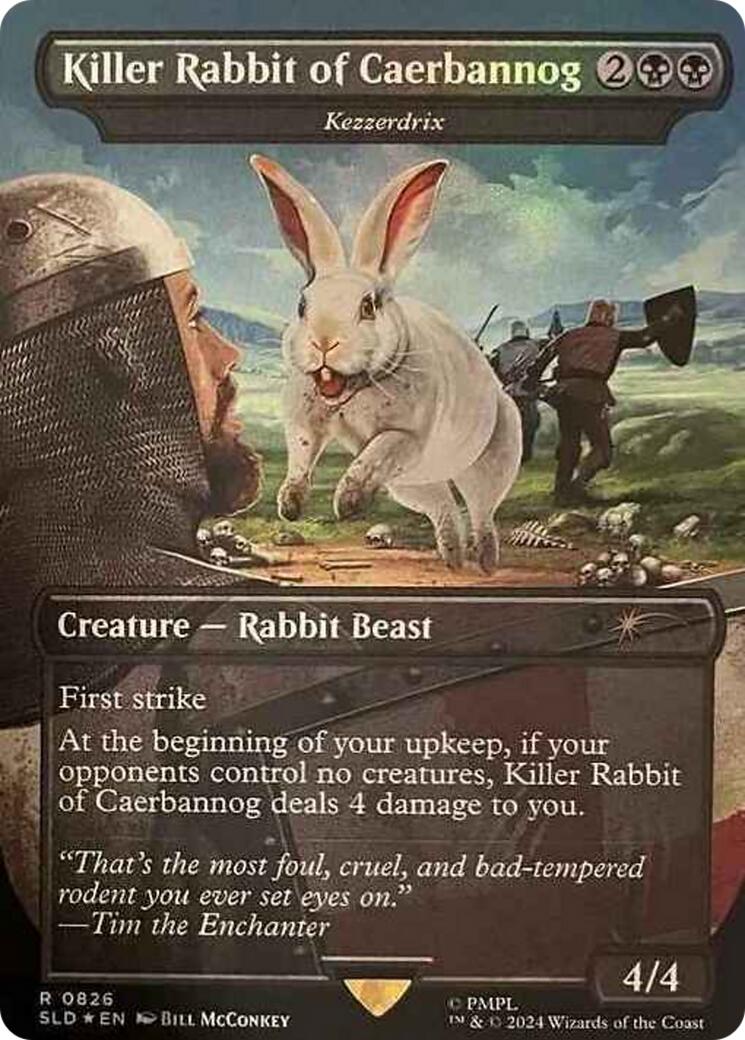Killer Rabbit of Caerbannog - Kezzerdrix [Secret Lair Drop Series] | Black Swamp Games