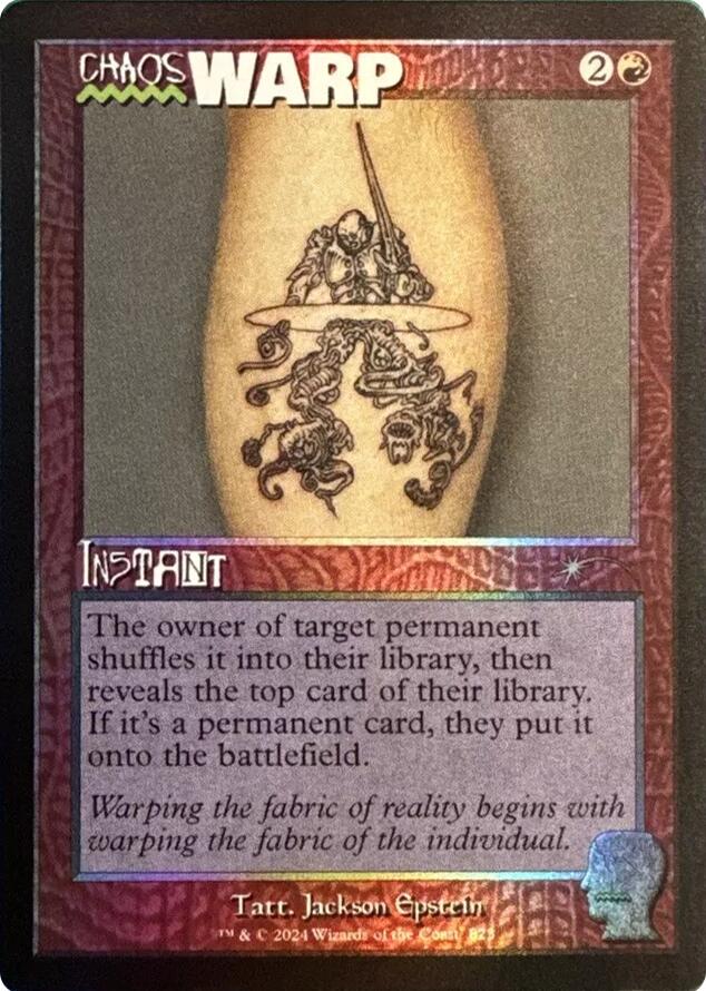 Chaos Warp (Rainbow Foil) [Secret Lair Drop Series] | Black Swamp Games