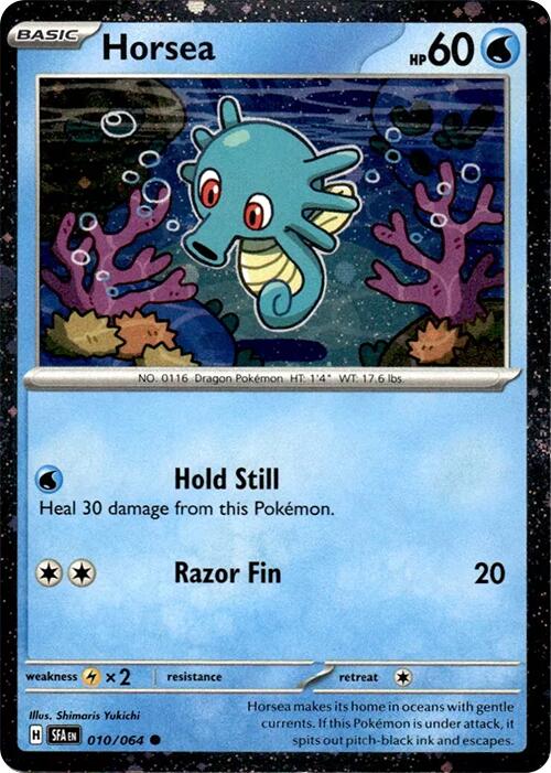 Horsea (010/064) (Cosmos Holo) [Miscellaneous Cards] | Black Swamp Games