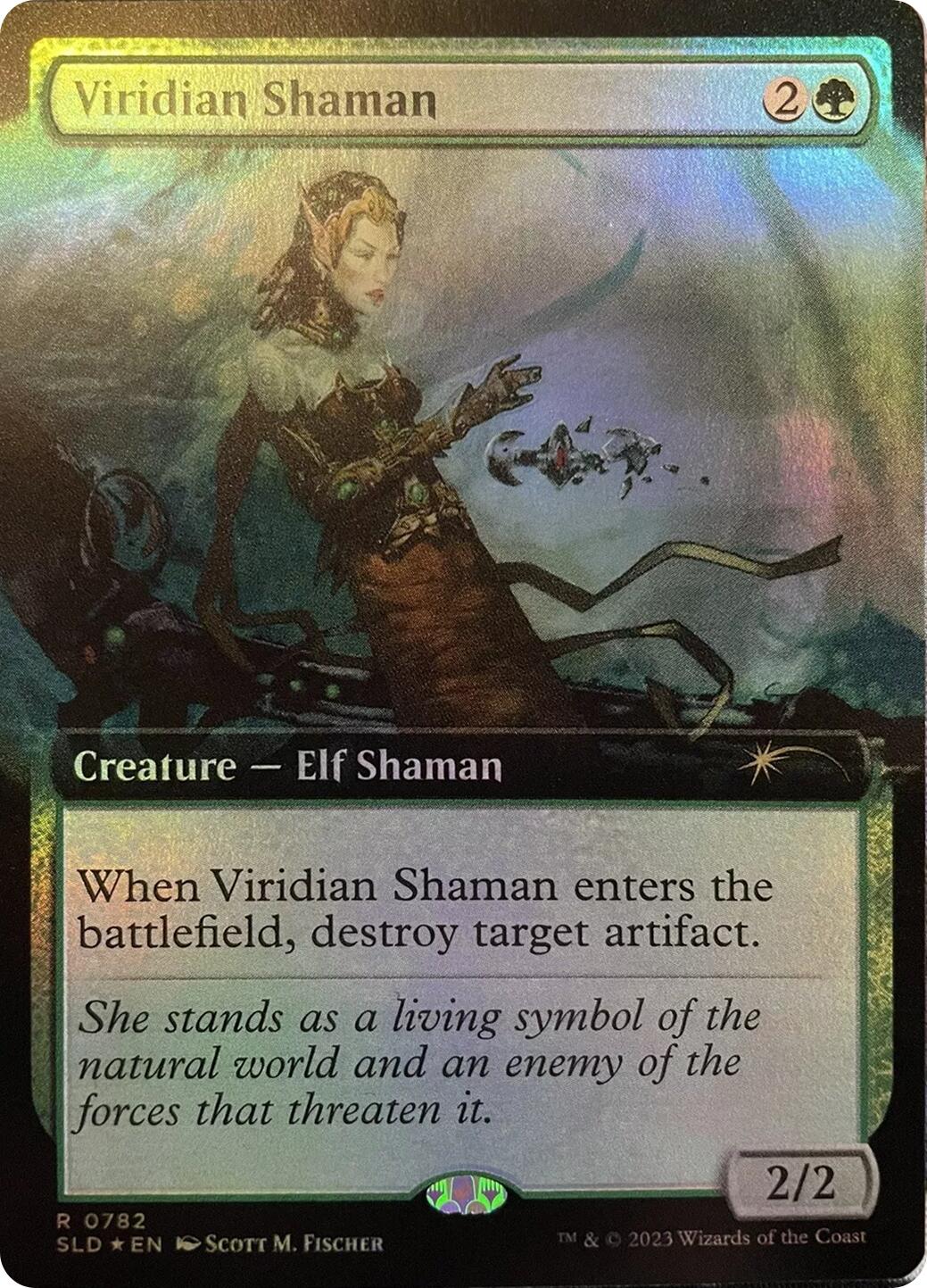 Viridian Shaman (Extended Art) [Secret Lair Drop Series] | Black Swamp Games