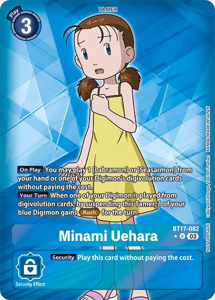 Minami Uehara [BT17-082] (Box Promotion Pack: Secret Crisis) [Secret Crisis] | Black Swamp Games