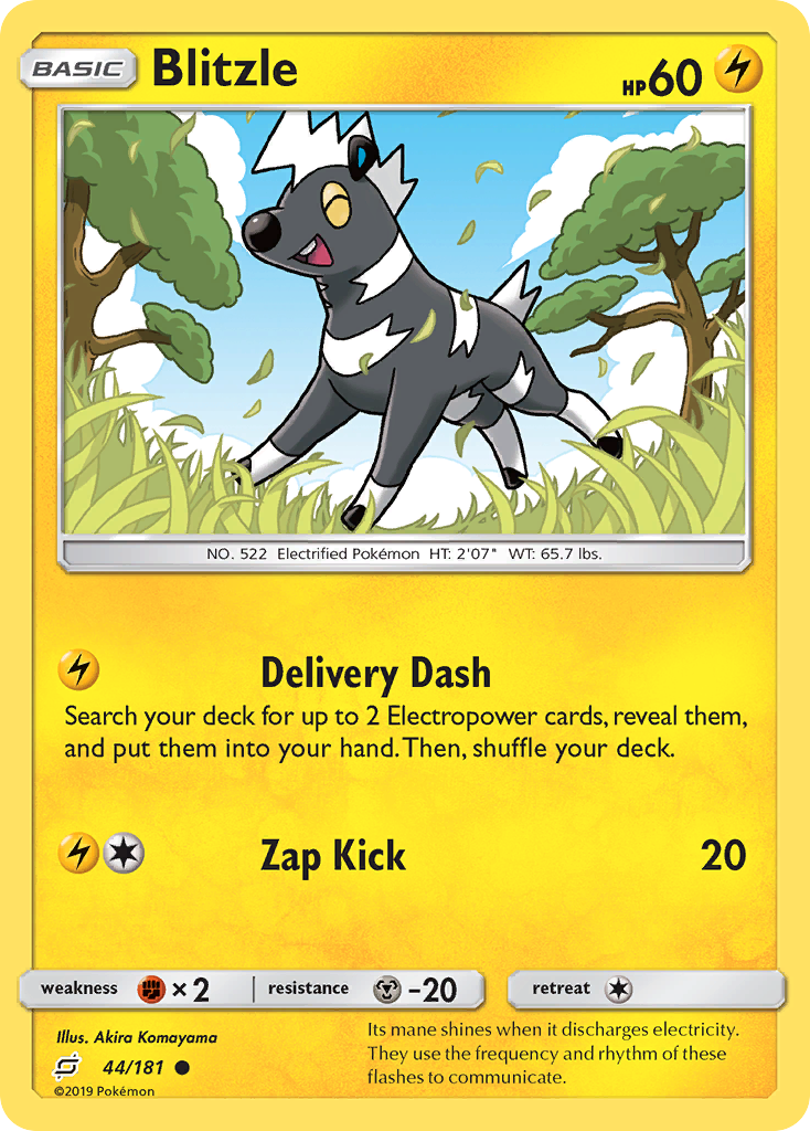 Blitzle (44/181) [Sun & Moon: Team Up] | Black Swamp Games