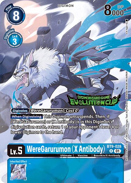 WereGarurumon (X Antibody) [BT9-028] (2024 Evolution Cup) [X Record Promos] | Black Swamp Games