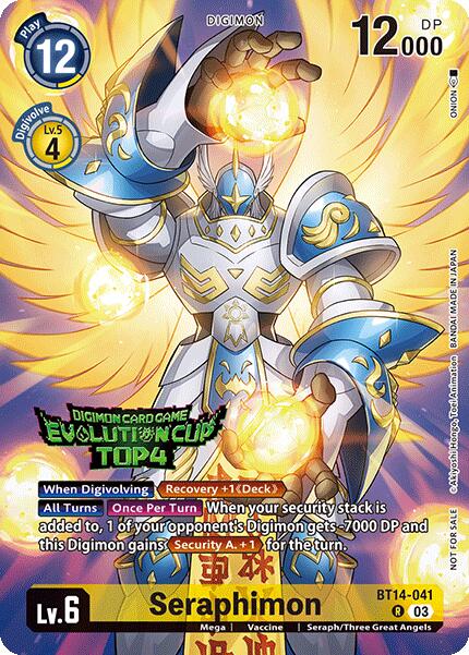 Seraphimon [BT14-041] (2024 Evolution Cup Top 4) [Blast Ace] | Black Swamp Games