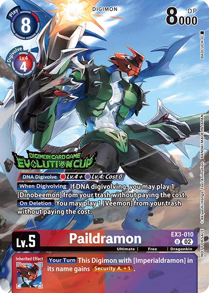 Paildramon [EX3-010] (2024 Evolution Cup) [Draconic Roar] | Black Swamp Games