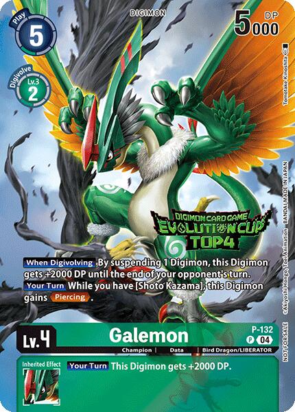 Galemon [P-132] (2024 Evolution Cup Top 4) [Promotional Cards] | Black Swamp Games