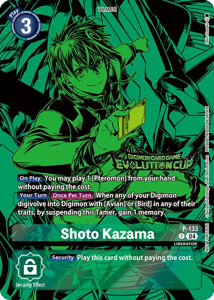 Shoto Kazama [P-133] (2024 Evolution Cup) [Promotional Cards] | Black Swamp Games