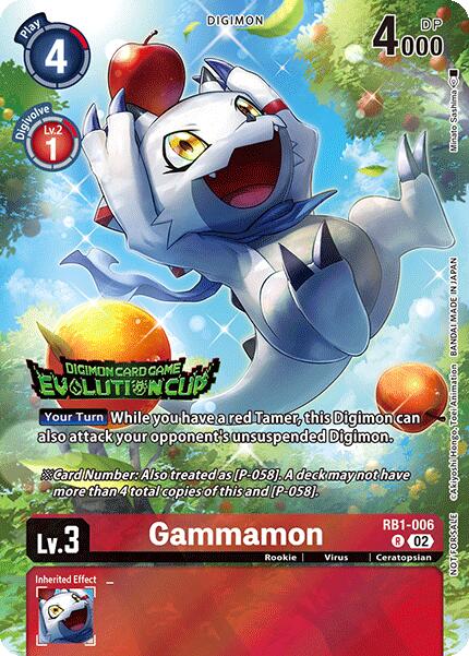 Gammamon [RB1-006] (2024 Evolution Cup) [Resurgence Booster] | Black Swamp Games