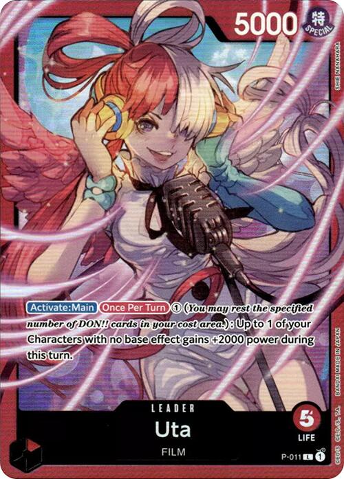 Uta (P-011) (Premium Card Collection -Uta-) [One Piece Promotion Cards] | Black Swamp Games