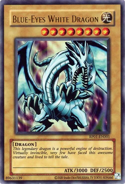 Blue-Eyes White Dragon [RP01-EN001] Ultra Rare | Black Swamp Games