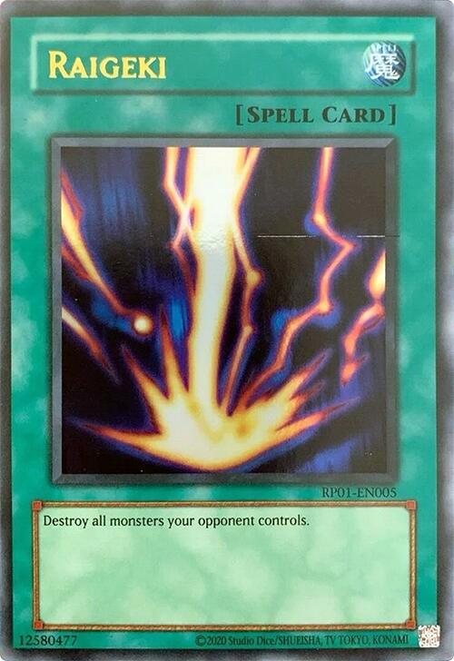 Raigeki [RP01-EN005] Ultra Rare | Black Swamp Games