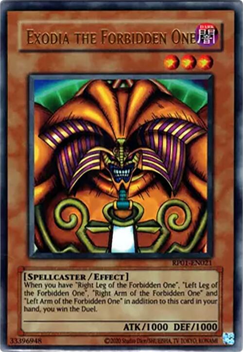 Exodia the Forbidden One [RP01-EN021] Ultra Rare | Black Swamp Games