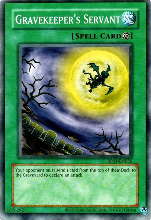 Gravekeeper's Servant [RP01-EN055] Common | Black Swamp Games