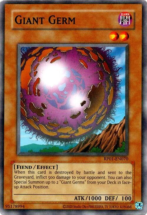 Giant Germ [RP01-EN070] Common | Black Swamp Games