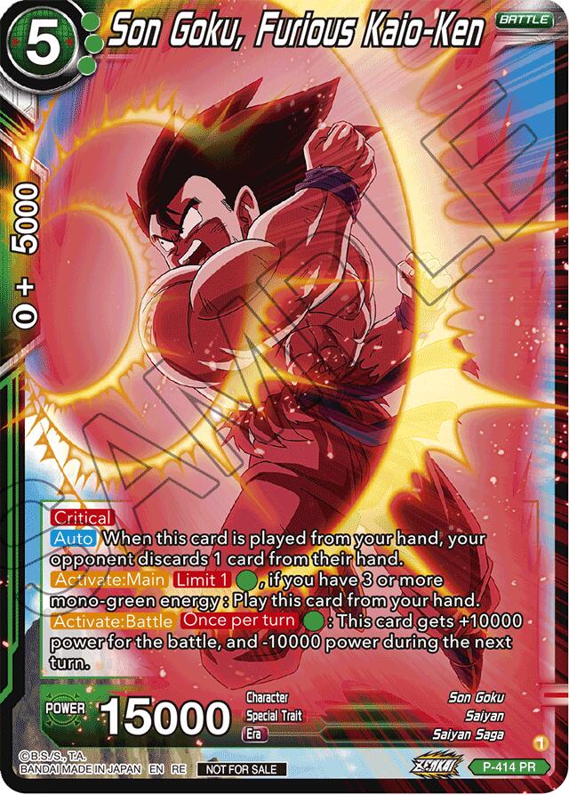 Son Goku, Furious Kaio-Ken (Deluxe Pack 2024 Vol.1) (P-414) [Promotion Cards] | Black Swamp Games