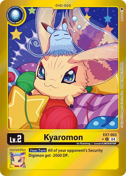 Kyaromon [EX7-003] (Foil) [Digimon LIBERATOR] | Black Swamp Games