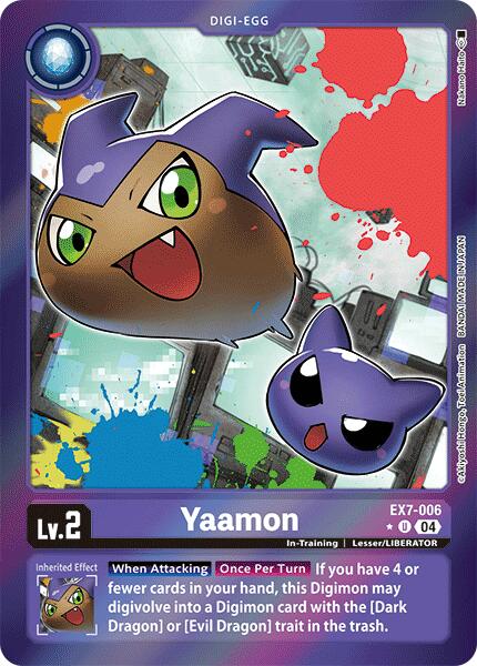 Yaamon [EX7-006] (Foil) [Digimon LIBERATOR] | Black Swamp Games