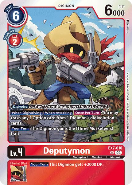 Deputymon [EX7-010] [Digimon LIBERATOR] | Black Swamp Games