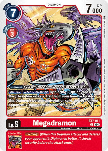 Megadramon [EX7-011] [Digimon LIBERATOR] | Black Swamp Games