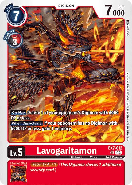 Lavogaritamon [EX7-012] [Digimon LIBERATOR] | Black Swamp Games