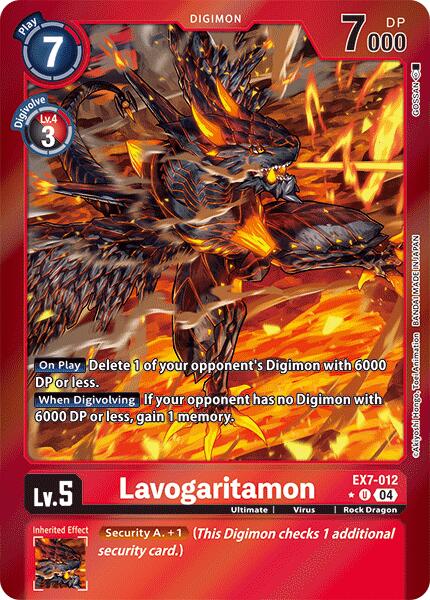 Lavogaritamon [EX7-012] (Foil) [Digimon LIBERATOR] | Black Swamp Games