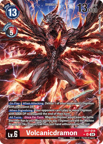 Volcanicdramon [EX7-014] (Alternate Art) [Digimon LIBERATOR] | Black Swamp Games