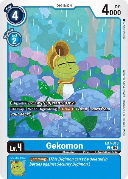 Gekomon [EX7-018] [Digimon LIBERATOR] | Black Swamp Games