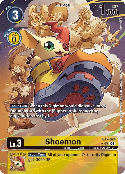 Shoemon [EX7-024] (Alternate Art) [Digimon LIBERATOR] | Black Swamp Games