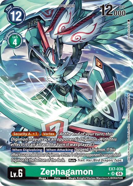 Zephagamon [EX7-036] (Alternate Art) [Digimon LIBERATOR] | Black Swamp Games