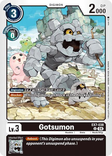 Gotsumon [EX7-038] [Digimon LIBERATOR] | Black Swamp Games