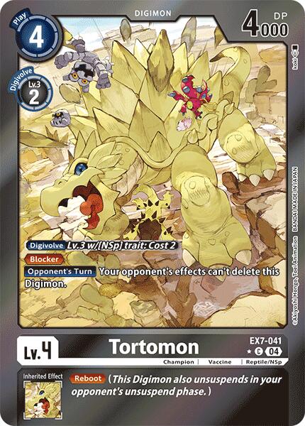 Tortomon [EX7-041] (Foil) [Digimon LIBERATOR] | Black Swamp Games