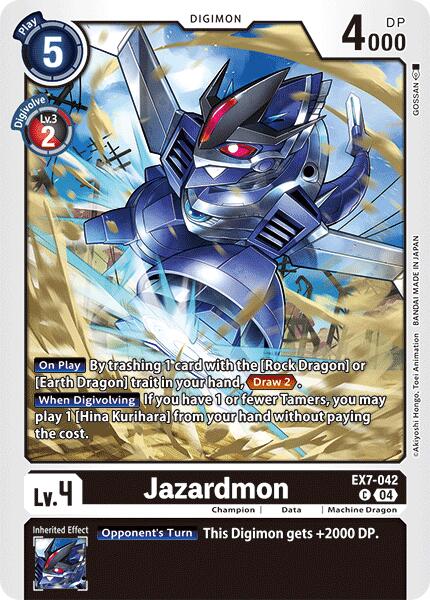 Jazardmon [EX7-042] [Digimon LIBERATOR] | Black Swamp Games