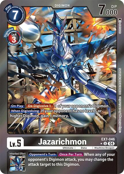 Jazarichmon [EX7-046] (Foil) [Digimon LIBERATOR] | Black Swamp Games